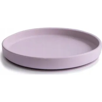dětská jídelní sada MUSHIE SILIKONOVÝ TALÍŘEK S PŘÍSAVKOU lilac
