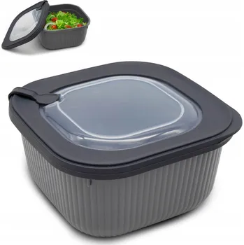 Dóza na potraviny Nádoba do MIKROVLNNÉ TROUBY 1,1 l na potraviny do MRAZÁKU s víkem, lunchbox