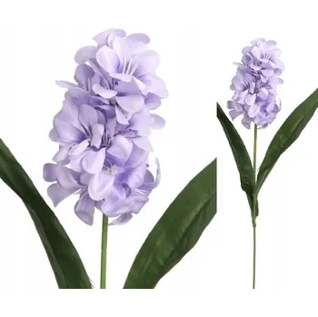 umělá květina UMĚLÉ KVĚTY JEDNOTLIVÝ HYACINT 58CM 1 KS VĚTVIČKA HYACINTY