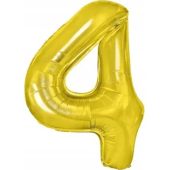 Balónek Fóliový balónek "Číslice 1", zlatý, PartyPal, 71 cm (28"), DGT