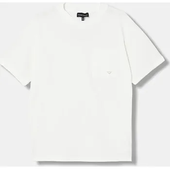 Chlapecké tričko Dětské tričko Emporio Armani EB001318.AF21808 bílá 00X, vel. 176