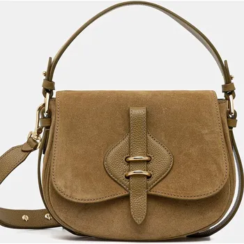 Kabelka Kožená kabelka Coccinelle MAVERY SUEDE E1.U7H.18.02.01 zelená 81X, vel. ONE SIZE