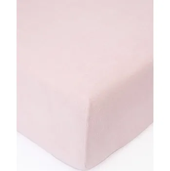 Prostěradlo Froté prostěradlo 160 × 200 cm - starorůžová