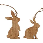 AKCE Sada 2 závěsných velikonočních zajíčků JALO II.jakost