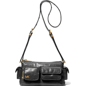 Módní doplněk Michael Kors kožená kabelka Dakota small černá + doprava zdarma