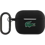 Lacoste Liquid Silicone Croc Logo pouzdro AirPods Pro černé
