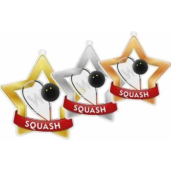 Poháry Bauer Akrylátová medaile MDASTARM05 | Squash