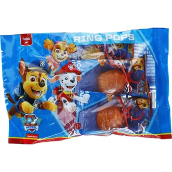 Cukrovinka Paw Patrol Ring Pops 5x12g