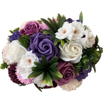 umělá květina made by ANTEROS Mýdlová kytice Zimní potěšení