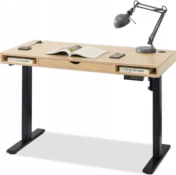 Psací stůl Psací stůl OTSO Mebel-Partner 120x60 cm nastavitelný černý/dub sonoma