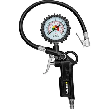 Ofukovací pistole Pistole s manometrem na huštění pneumatik PROTECO 42.09-PH01