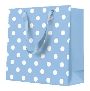 Paw Papírová taška PAW CD Dotsy Check blue 615503