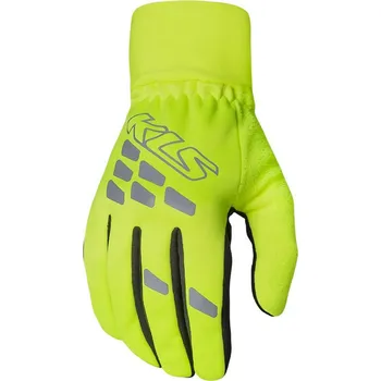 Cyklistické rukavice KELLYS Zimní rukavice KLS Beamer neon M