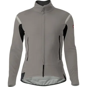 Cyklistické oblečení bunda Castelli Perfetto RoS 2 Jacket Nickel Gray/Travertine Gray L