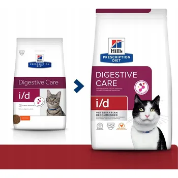 Krmivo pro kočku HILL'S Diet I/D Krmivo pro kočky s kuřecím masem 400 g
