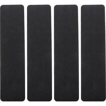 Nášlap na schod Protiskluzové samolepicí nášlapy na schody černé 10x76cm 10 Ks