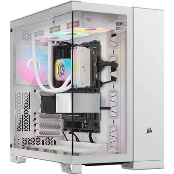 PC skříň Corsair 6500X Dual Chamber Mid-Tower, Bílá