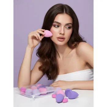 Make-up Sinsay - Sada houbiček na make-up 16 pack - levandulová - 086GR-04X - 086GR-04X-ONE