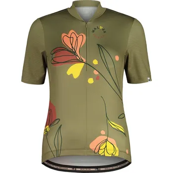 cyklistický dres dámský dres Maloja SarsteinM. 1/2 oak alpflower S