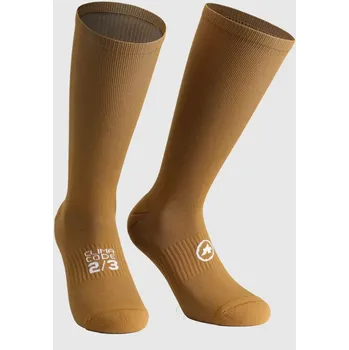 Pánské ponožky ponožky ASSOS Spring Fall Unisea Socks Bronze Ash II