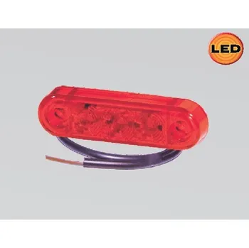Přídavný světlomet Světlo obrysové červené LED 24V 0,9W Pro-Slim