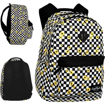 Školní batoh Školní batoh CoolPack jednokomorový, velký, 26 l, bílý, černý, žlutý