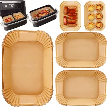 Pečicí papír PAPÍR NA PEČENÍ VLOŽKY DO HORKOVZDUŠNÉ FRITÉZY 160ks 10,4L+5,2L