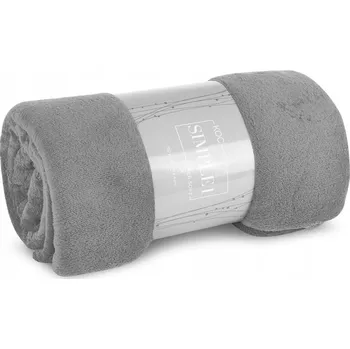 Prostěradlo Deka Eurofirany polyester 150 cm x 200 cm šedá