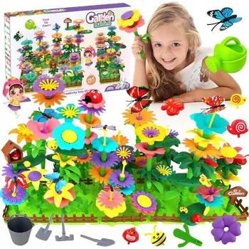 ostatní stavebnice Stavebnice Květiny Zahrada 332 DÍLŮ Konstrukční květiny Velké sady pro děti