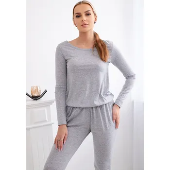 Dámský overall Kesi Viskózový overal Ide - výprodej Barva: Šedá, Velikost: M