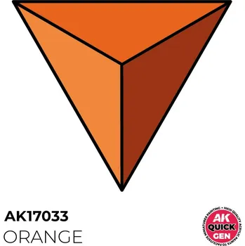 Modelářská barva AK Interactive Orange QG AK17033 - 18 ml