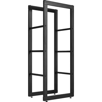 Adam Stanton stojan na palivové dřevo 100 x 40 x 30 cm černý