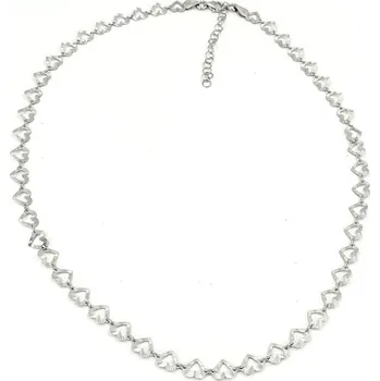 Náhrdelník Mýl Stříbrný náhrdelník srdíčka 3131700002 Délka náhrdelníku: 42+5cm