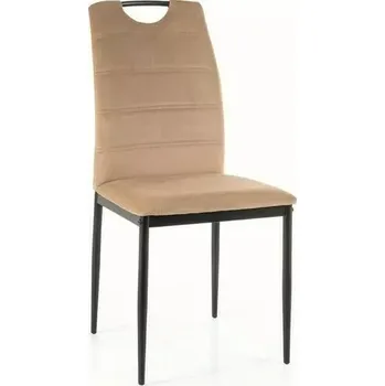 Jídelní židle Sametová jídelní židle Rip béžová
