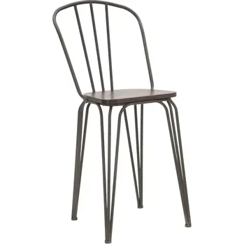 Jídelní židle Sada 2 ks jídelních židlí Harlem z masivu jilm/šedá