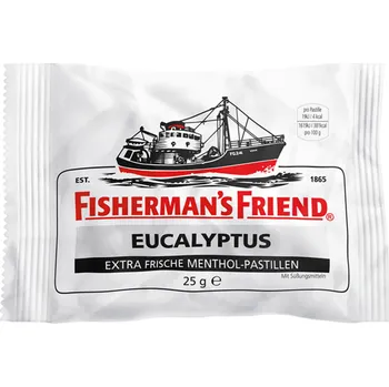 Bonbon LOFTHOUSE OF FLEETWOOD LTD., Fleetwood, Lancs Fishermans Friend Eukalyptus mentolové pastilky s cukrem 25g