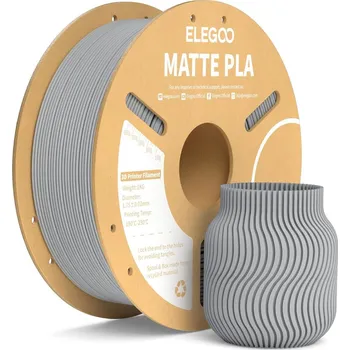 Příslušenství k 3D tiskárně ELEGOO PLA MATTE 1.75 1kg Slate Grey