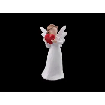 Dekorace anděl malý - bílá