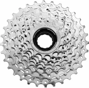 Kazeta přesmyku 8-kolečko šroubovací SUNRACE E60 (13-28) - Stříbrná, 13-28z