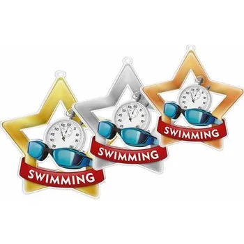 Poháry Bauer Akrylátová medaile MDASTARM14 | Plavání