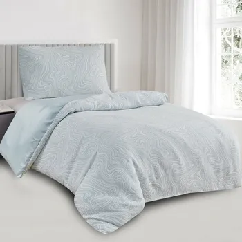 Povlečení Žakárové povlečení Colorado zelená, 140 x 200 cm, 70 x 90 cm