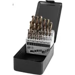 Sada vrtáků do kovu 25 dílů 1.5 - 13 mm HSS-Co5 cobaltové 45.04-2907-25