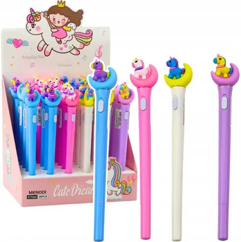 Propiska Svítící Jednorožec na Měsíci Modrý Inkoust 0.7mm Mix