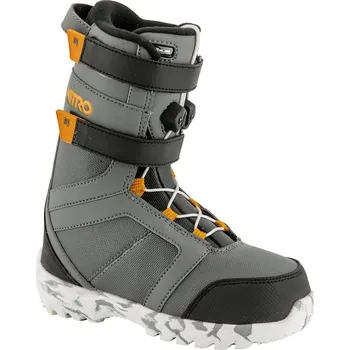 Boty na snowboard Boty Nitro ROVER QLS charc.-blk-orange Velikost EU: 30,5