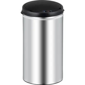 Odpadkový koš Bezdotykový Jumbo koš XL50l stříbrná