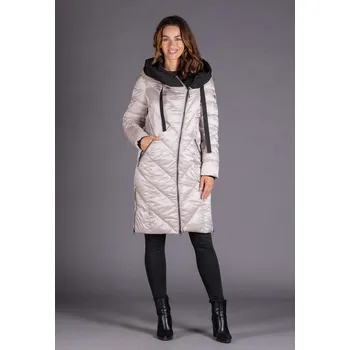 Dámský kabát Dámský zimní kabát ANORAC CARMEN Barva: Cream, Velikost: 44