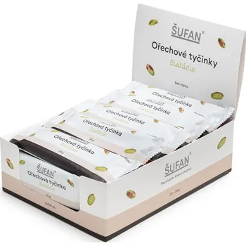 Vyrobeno pro ŠUFAN Ořechová tyčinka Pistáciová - 20x 33 g