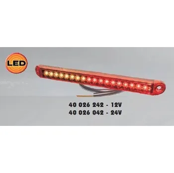 Zadní světlomet Světlo brzdové, koncové i směrové LED Pro-Can XL 3F 12V