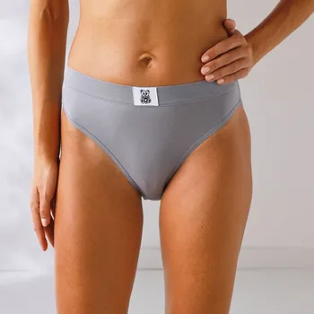 Kalhotky Sada 10 klasických kalhotek s motivem Medvídek černá+bílá+šedá 50/52