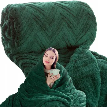 Prostěradlo Deka Eurofirany polyester 170 cm x 210 cm zelená